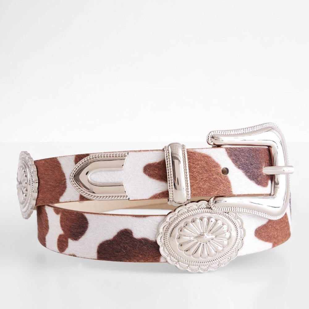 BKE Cow Hide Concho Belt